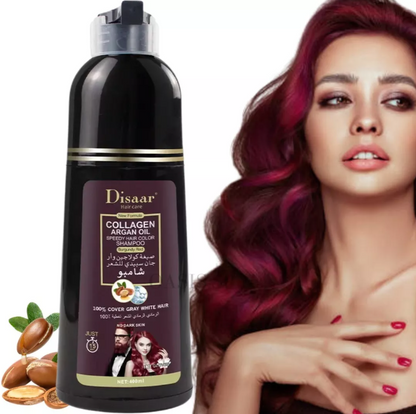 🧴Shampoo Árabe "Disaar" ✨ ¡Cubre tus canas fácilmente! + Envío Gratis 🚚