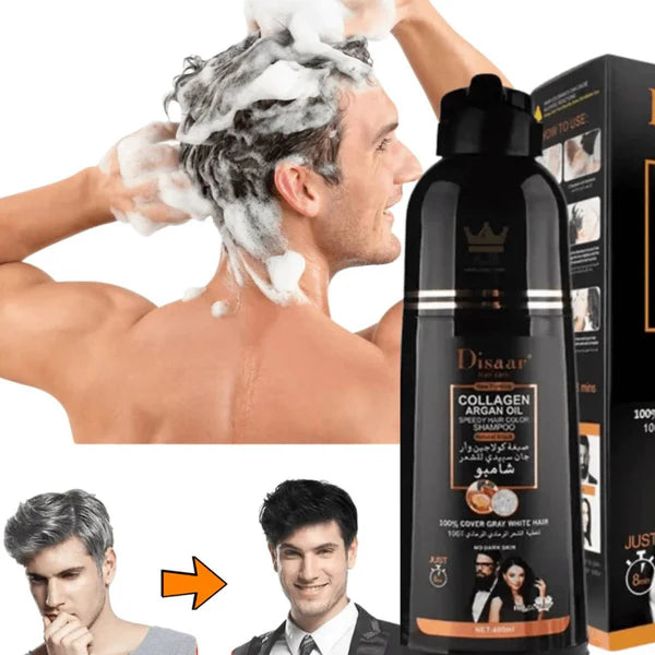 🧴Shampoo Árabe "Disaar" ✨ ¡Cubre tus canas fácilmente! + Envío Gratis 🚚