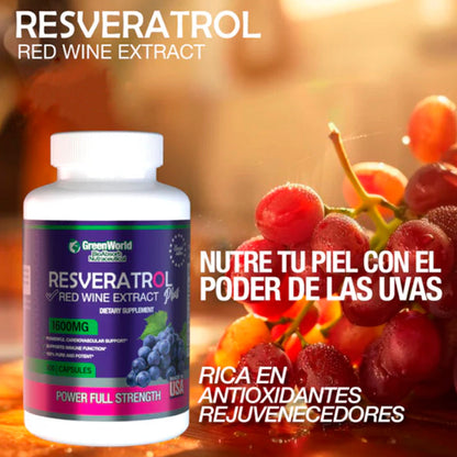 💊✨Resveratrol 100% Puro - ¡Recupera tu juventud!🧬 + Envío GRATIS 🚚