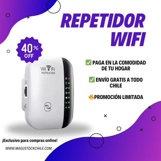 📡 Amplificador de WIFI ✨ ¡Mejora tu internet en segundos! + Envío GRATIS 🚚